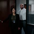 Colton Dunn and Aarti Mann in The Recruit (2022)