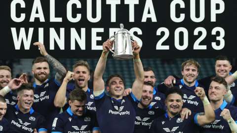 Scotland lift the Calcutta Cup