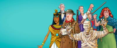Characters from Horrible Histories Hard as Nails.