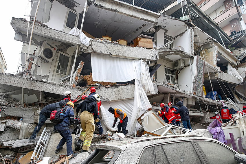 Türkiye and Syria earthquakes - Omer Yasin Ergin/Anadolu Agency via Getty Images