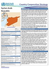 WHO country cooperation strategy at a glance: Syria