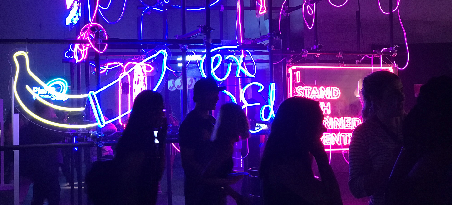 Young people  socializing in nightclub