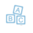 A B C Blocks Icon