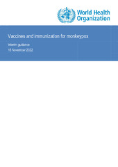 Vaccines and immunization for monkeypox: Interim guidance, 16 November 2022