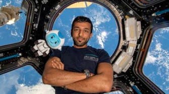 Emirati astronaut Sultan al-Neyadi sends Eid wishes from space – alongside mascot 