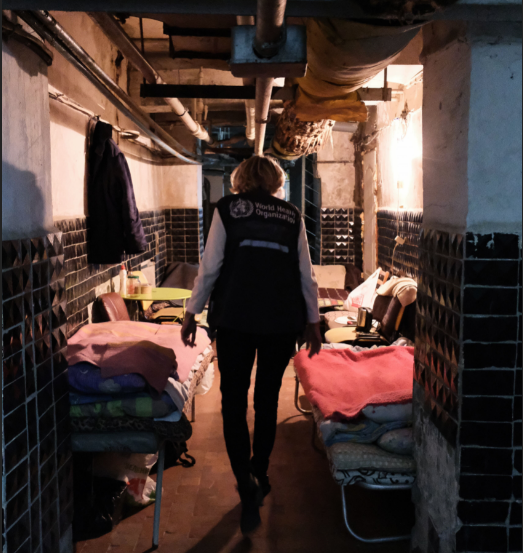 Ukraine emergency basement shelter