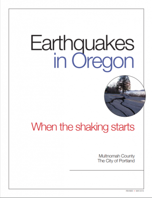 Image of the front cover of the Earthquake Primer in English
