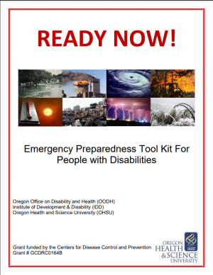 Cover image of Ready Now Emergency Preparedness Tool Kit for People with Disabilities
