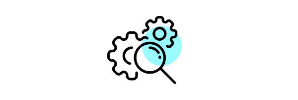 toolkit icon with magnifying glass
