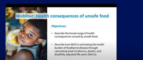 Webinar: Health consequences of unsafe food video cover