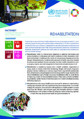 Rehabilitation: fact sheet on Sustainable Development Goals (‎SDGs)‎: health targets