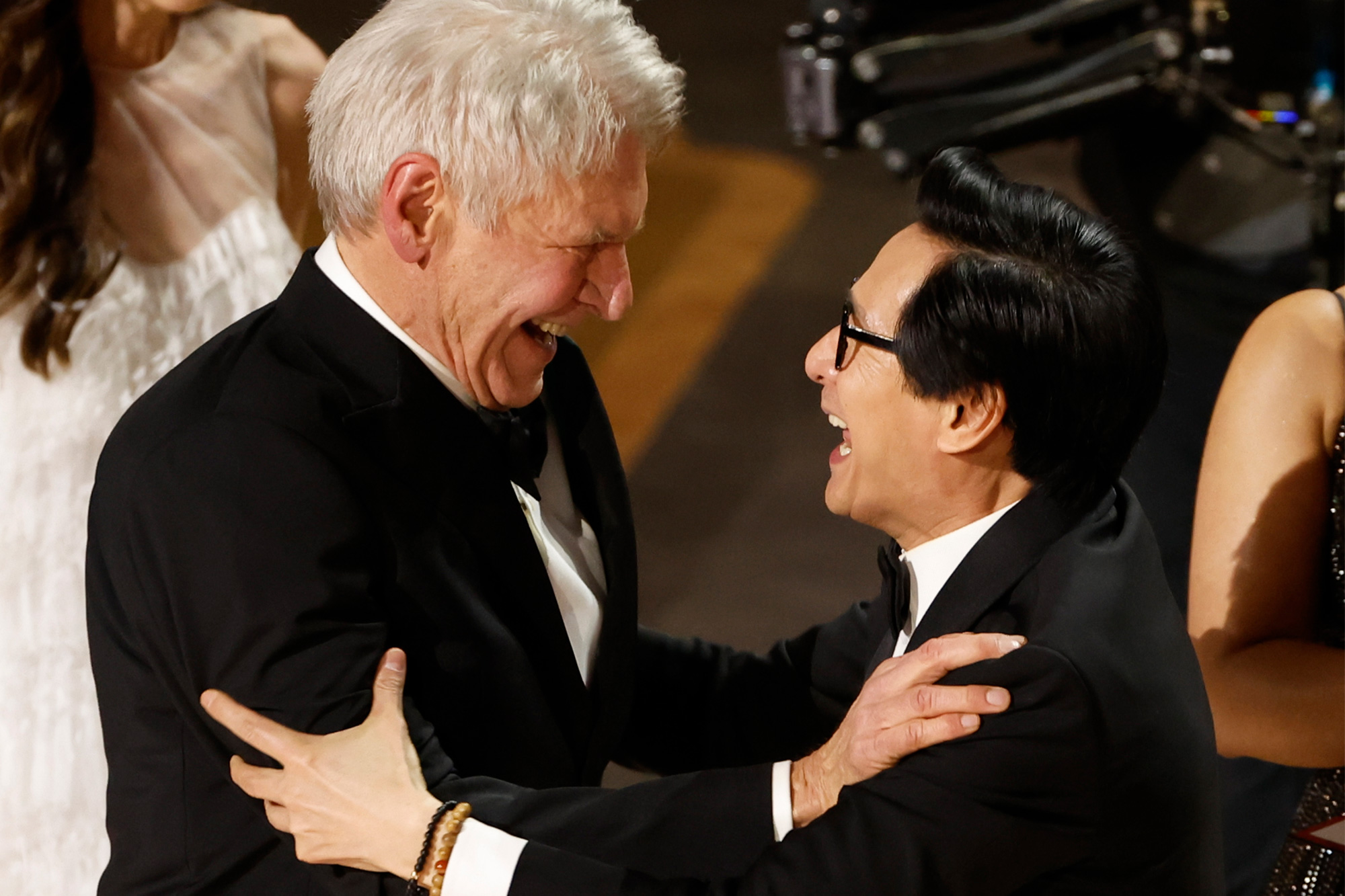 Harrison Ford and Ke Huy Quan at the 2023 Oscars