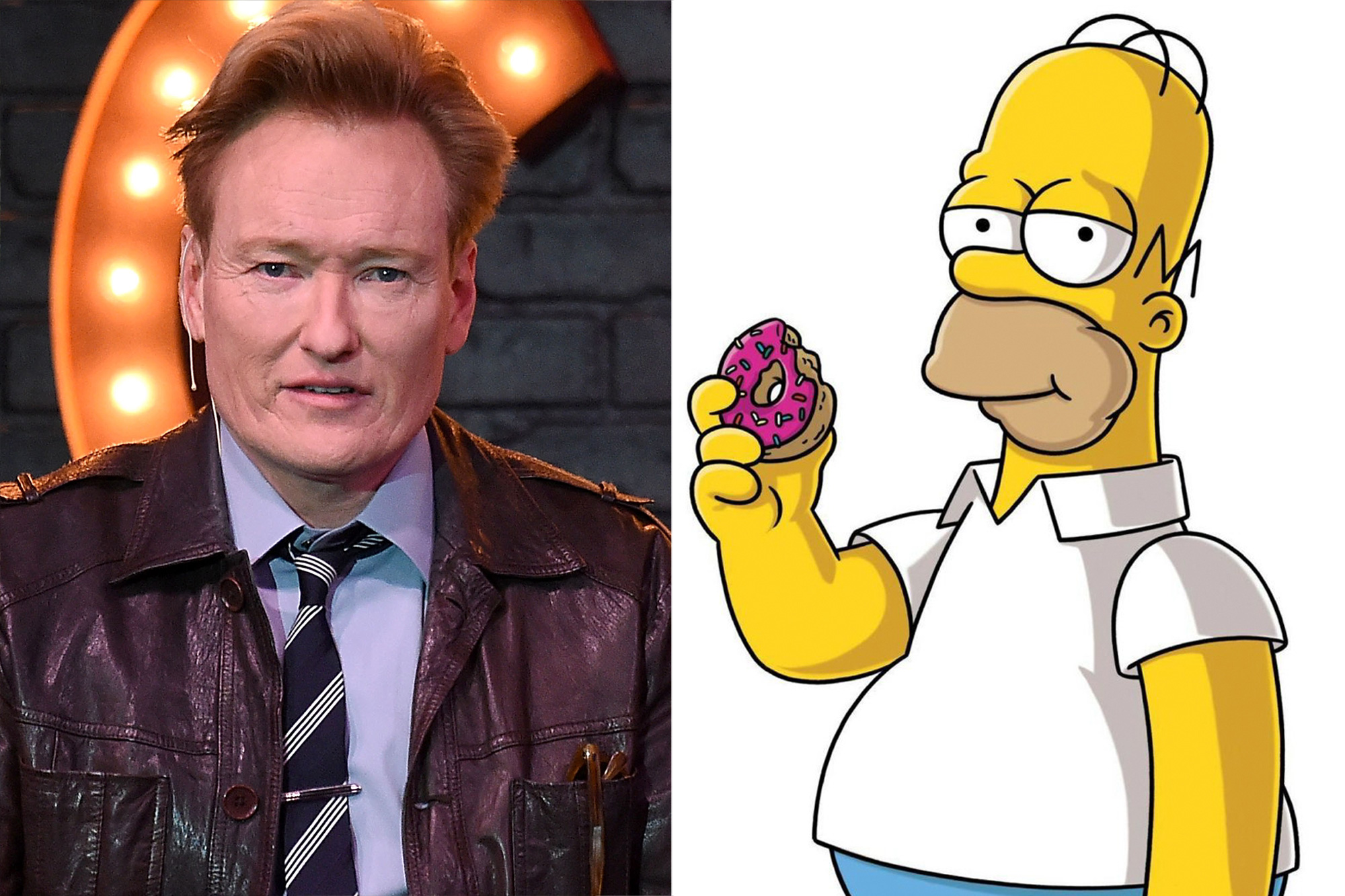 Conan O'Brien, Homer Simpson