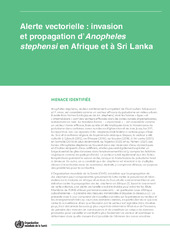 Alerte vectorielle : invasion et propagation d’Anopheles stephensi en Afrique et à Sri Lanka