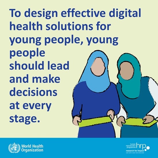 Infographic: To design effective digital health solutions for young people