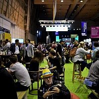 Entrepreneurs gather at the Web Summit at Parque das Nacoes, in Lisbon on November 9, 2016. (AFP/ Patricia de Melo Moreira)