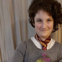 12-year-old Noya Dan, seen here in a Harry Potter-inspired costume, was murdered by Hamas alongside her grandmother Carmela on October 7, 2023, in Kibbutz Nir Oz. (via X)