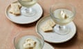 Ravneet Gill's pear champagne jelly with hazelnut shortbread