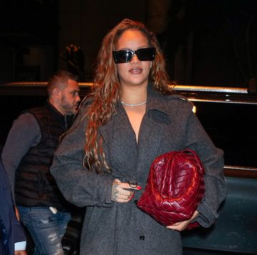 new york, new york october 09 rihanna is seen on october 09, 2023 in new york city photo by jackson leegc images