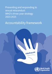 Preventing and responding to sexual misconduct WHO‘s three-year strategy 2023-2025 - Accountability framework