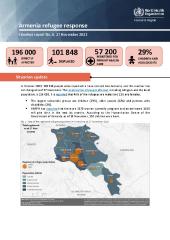 Armenia refugee response: situation report No. 6, 27 November 2023