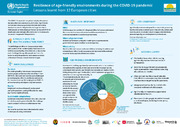 Resilience of age-friendly environments during the COVID-19 pandemic: lessons learnt from 12 European cities