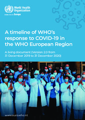 A timeline of WHO’s response to COVID-19 in the WHO European Region: a living document (‎Version 2.0 from 31 December 2019 to 31 December 2020)‎