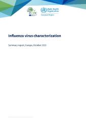 Influenza virus characterization: summary report, Europe, October 2023
