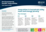 Inequalities in household utility costs and energy poverty [October 2023]: Environmental health inequalities: fact sheet series