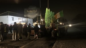 Protest Continuing at Racket Hall Hotel in Roscre…