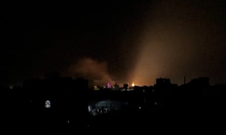 Strikes, explosions seen in Yemeni capital of Sana'a