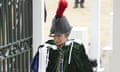 Princess Anne arriving for the coronation service at Westminster Abbey. 