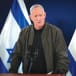  Minister Benny Gantz addresses a press conference at the Defense Ministry in Tel Aviv this week.
