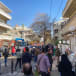  People gather near the damaged site, that was hit by an Israeli military strike according to sources, in Damascus, Syria January 20, 2024.