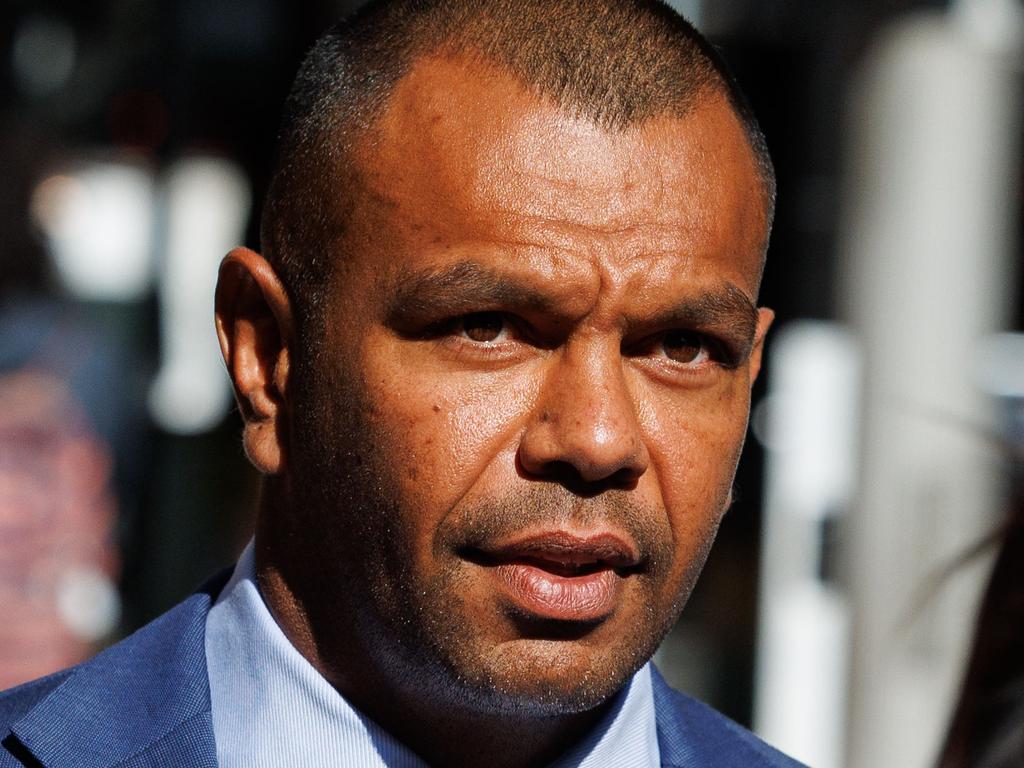 SYDNEY, AUSTRALIA - NewsWire Photos JANUARY 24, 2024: Kurtley Beale arrives at Downing Centre Court this morning with Lawyer Margaret Cuneen. Picture: NCA NewsWire / David Swift