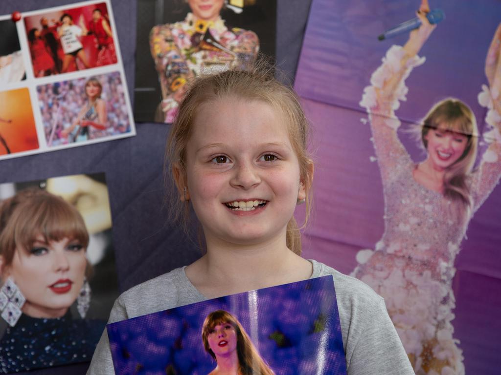 Campaign to get Victor Harbor girl Gracie, 8, to see Taylor Swift in Melbourne or Sydney. 4th February 2024 - Picture: Brett Hartwig