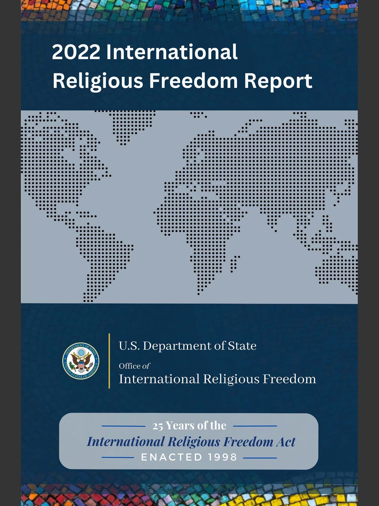 2022 International Religious Freedom Report cover