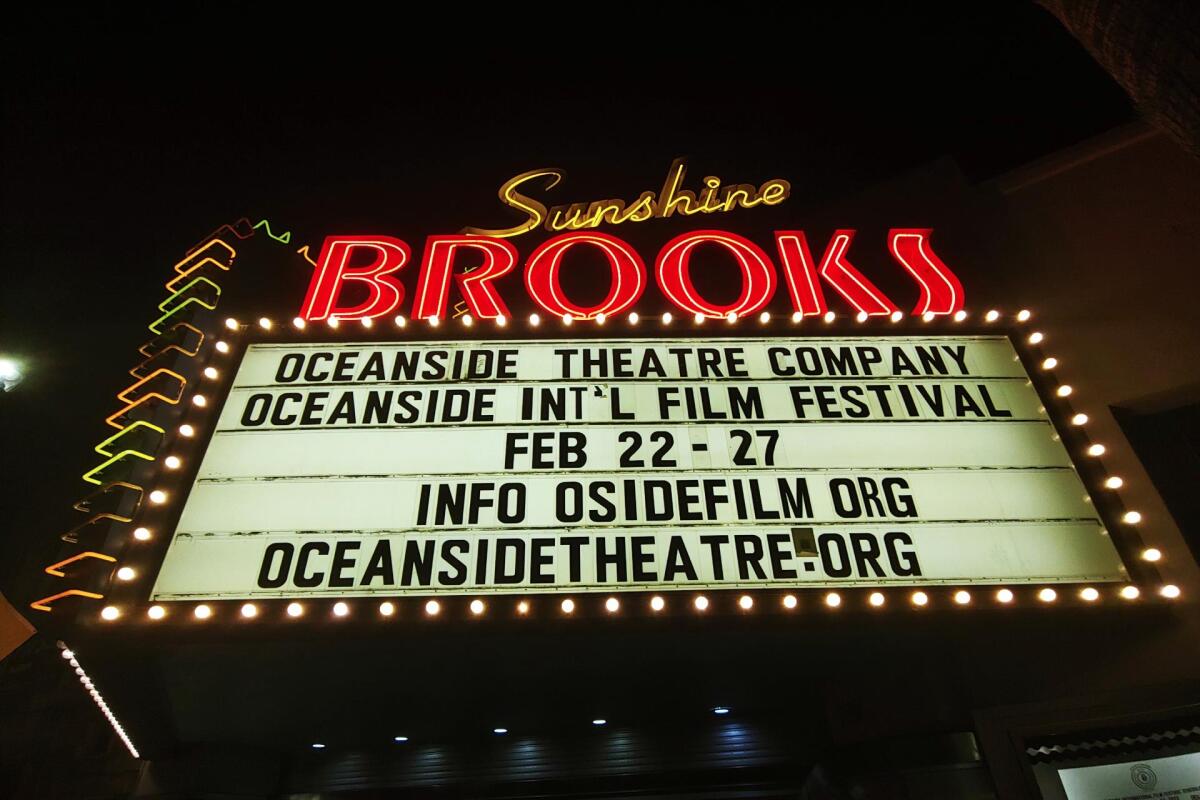 The Oceanside International Film Festival is Feb. 20-24 this year.
