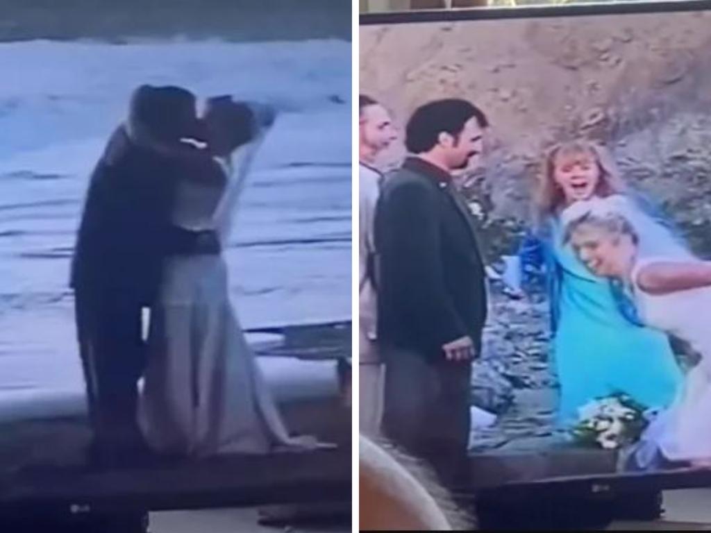 A video of a woman’s parents at their wedding has seemingly proven one of the biggest mistakes modern couples make on their big day. Picture: Reddit