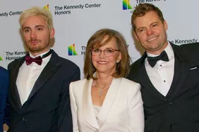 Sally Field and her sons Samuel Greisman and Eli Craig at the the 42nd Annual Kennedy Center Honors on December 7, 2019.