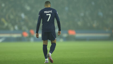 Kylian Mbappé, 25, pictured at the Parc des Princes stadium in Paris in April 2023.
