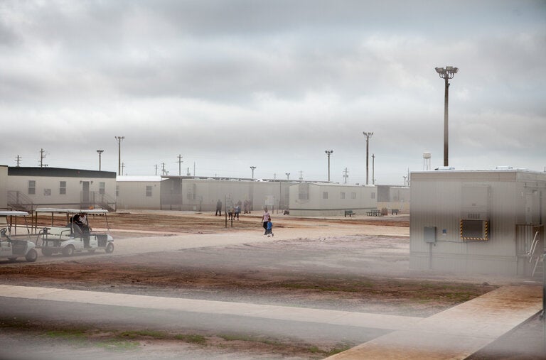 The South Texas Family Residential Center in Dilley, Texas, was built in 2014 to house up to 2,400 undocumented women and children.