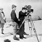 "The Gold Rush" Behind the scenes Charlie Chaplin, Rollie Totheroh Cameraman, Ed Manson. 1925 UA