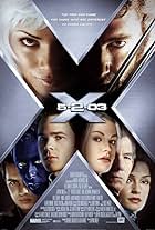Famke Janssen, Halle Berry, Alan Cumming, Anna Paquin, Ian McKellen, Shawn Ashmore, Hugh Jackman, and Aaron Stanford in X-Men 2 (2003)