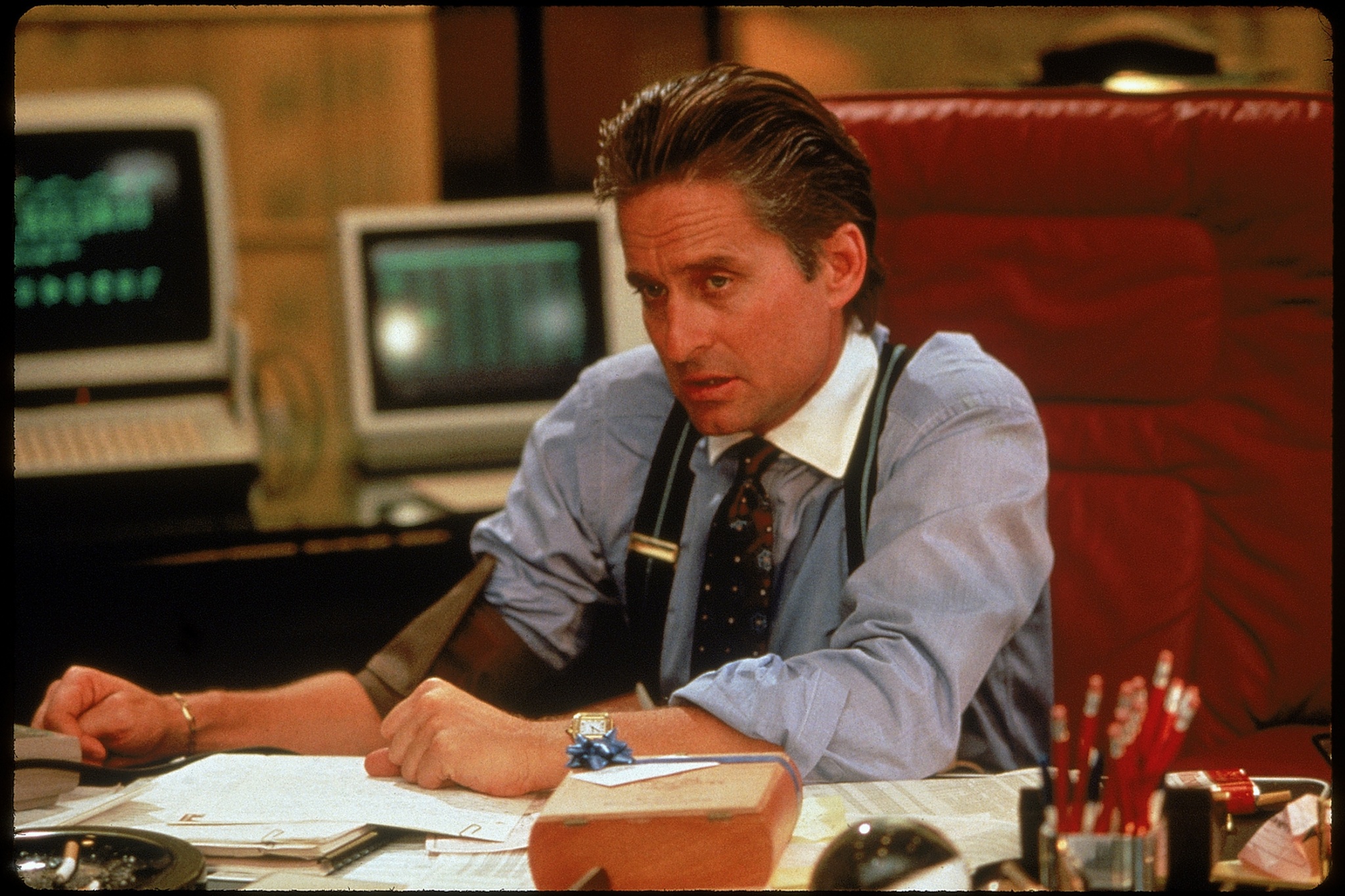 Michael Douglas in Wall Street (1987)