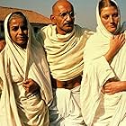 Ben Kingsley, Rohini Hattangadi, and Geraldine James in Gandhi (1982)