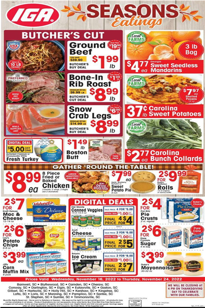 IGA Weekly Ad Preview: (October 4 - October 10 2023)