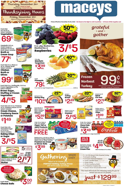 Maceys Weekly Ad Preview: (October 4 - October 10 2023)