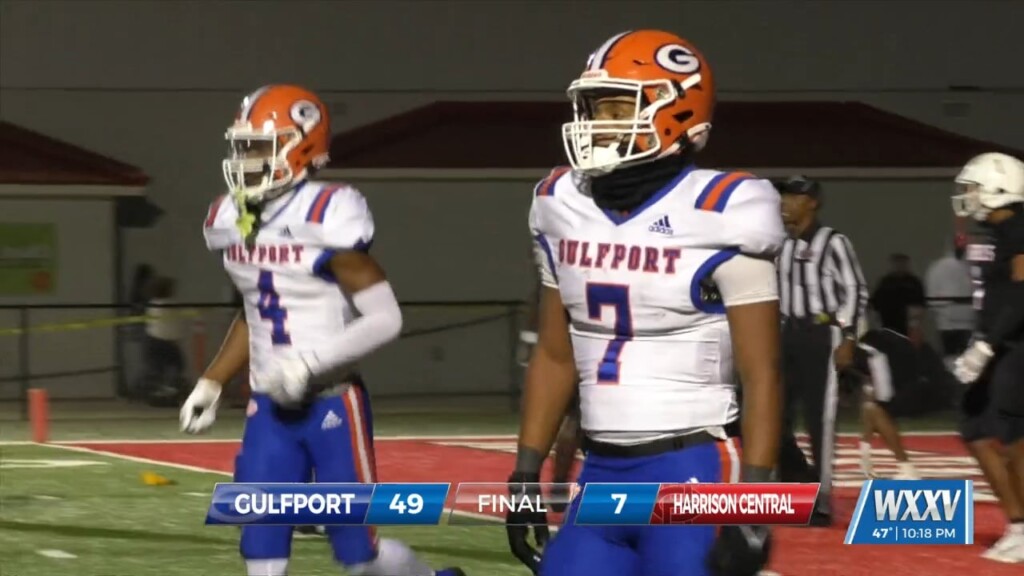 Gulfport Ties A Bow On The Regular Season With A Big Win Over Harrison Central, 49 7