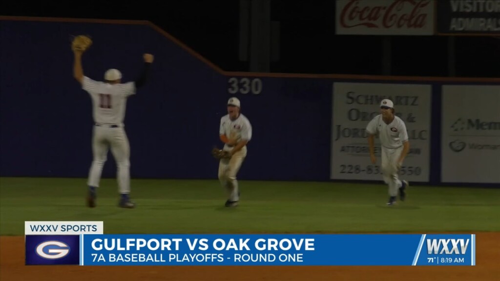 The Gulfport Admirals Rise To Victory Of Oak Grove As They Advance To Round Two With A Final Score Of 7 6